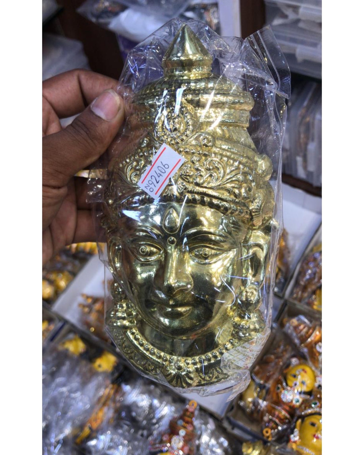 Varalakshmi Amman face Gold Aksha Trends
