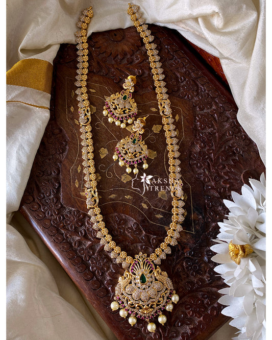 Peacock diamond haram Aksha Trends
