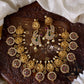 Nagas peacock bridal necklace Aksha Trends
