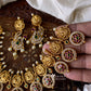 Nagas peacock bridal necklace Aksha Trends
