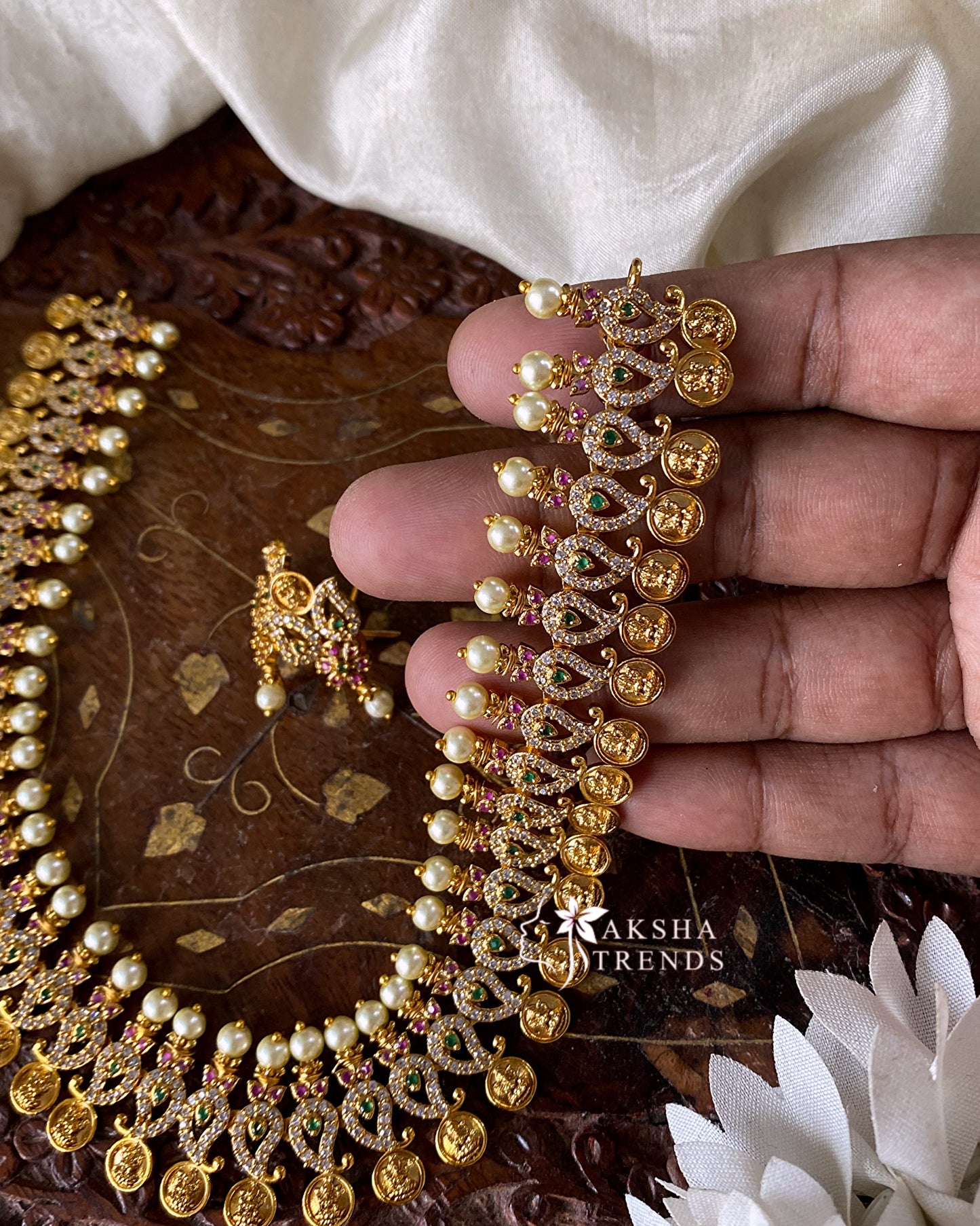 Diamond Necklace Aksha Trends