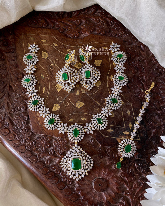 Trivia bridal diamond -Green Aksha Trends
