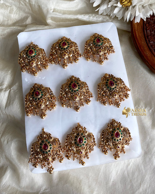Antique Jadai billa (9pc) Aksha Trends