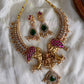 Elephant bridal choker -gold Pearl Aksha Trends