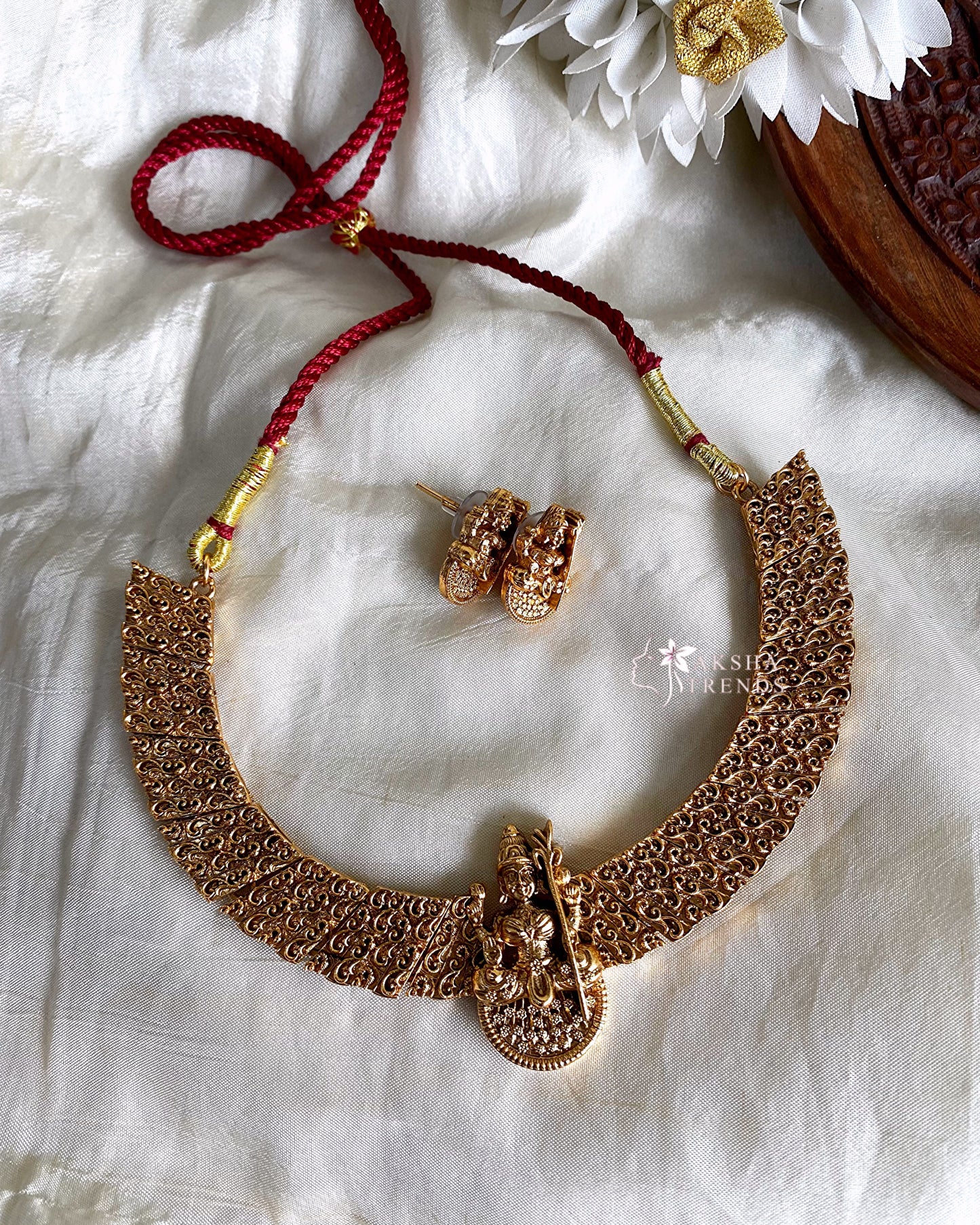 Antique Kamakshi necklace Aksha Trends