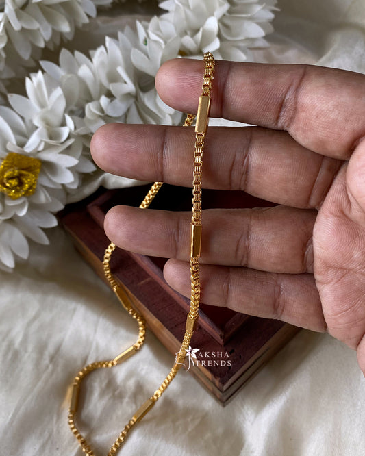 1gm gold covering chain Aksha Trends