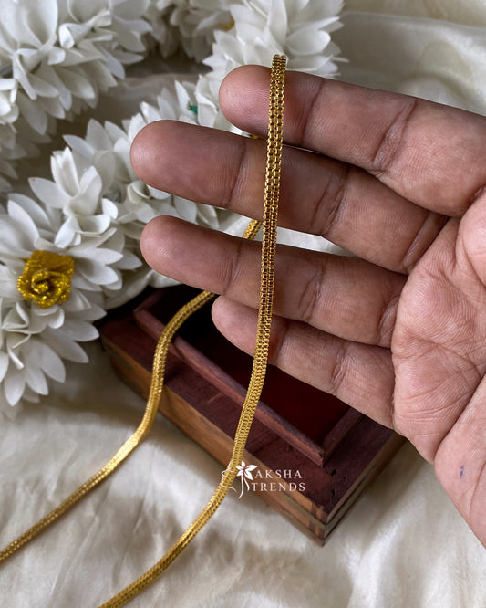 1gm gold covering chain Aksha Trends
