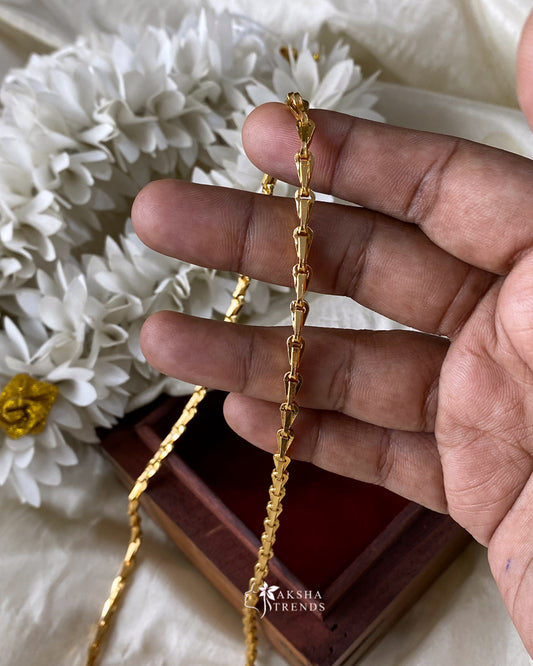 1gm gold covering chain -heavy size Aksha Trends