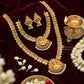 Premium lakshmi kasumalai bridal combo Aksha Trends