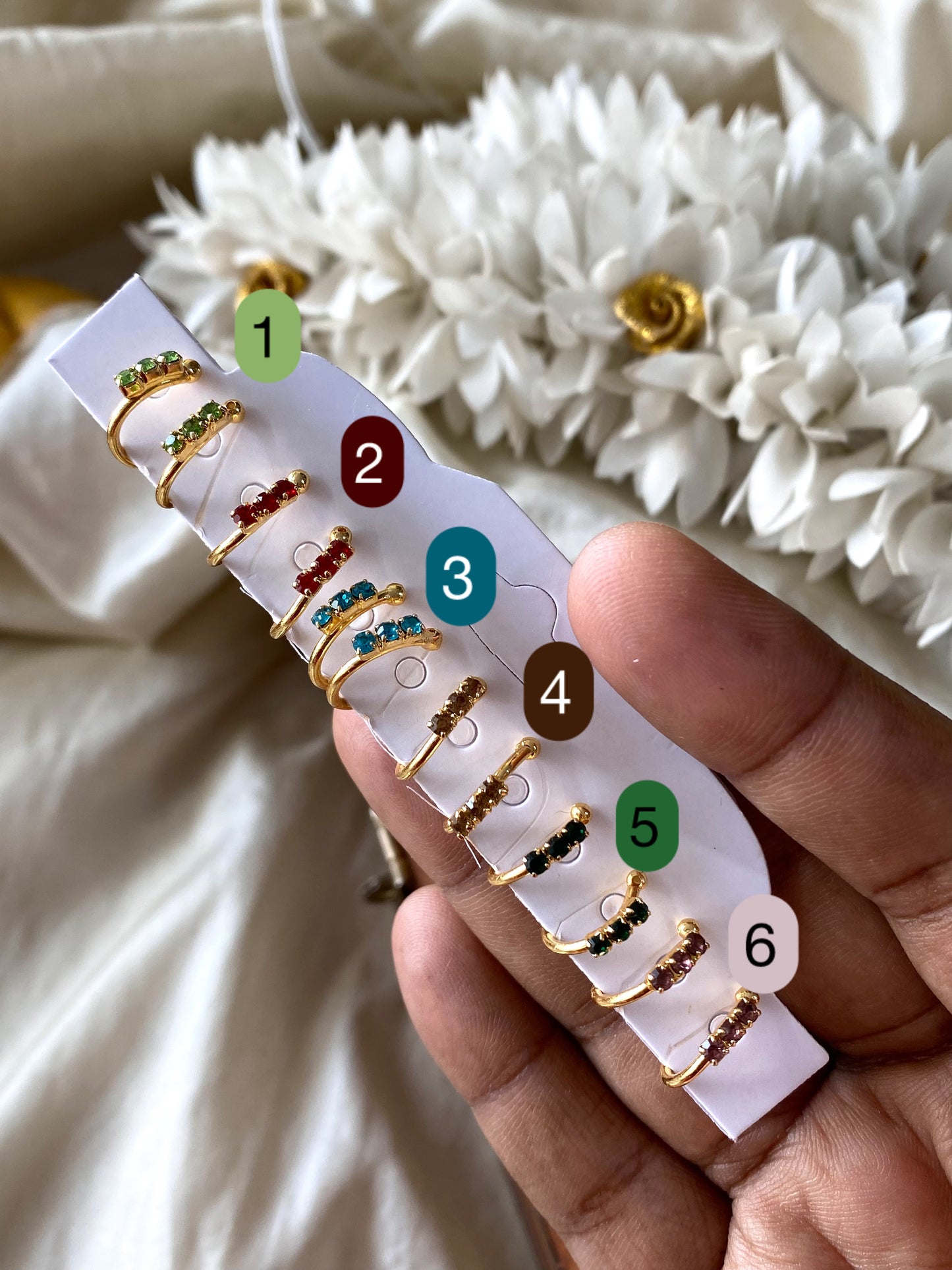 Fancy Nose ring (1pc) Aksha Trends