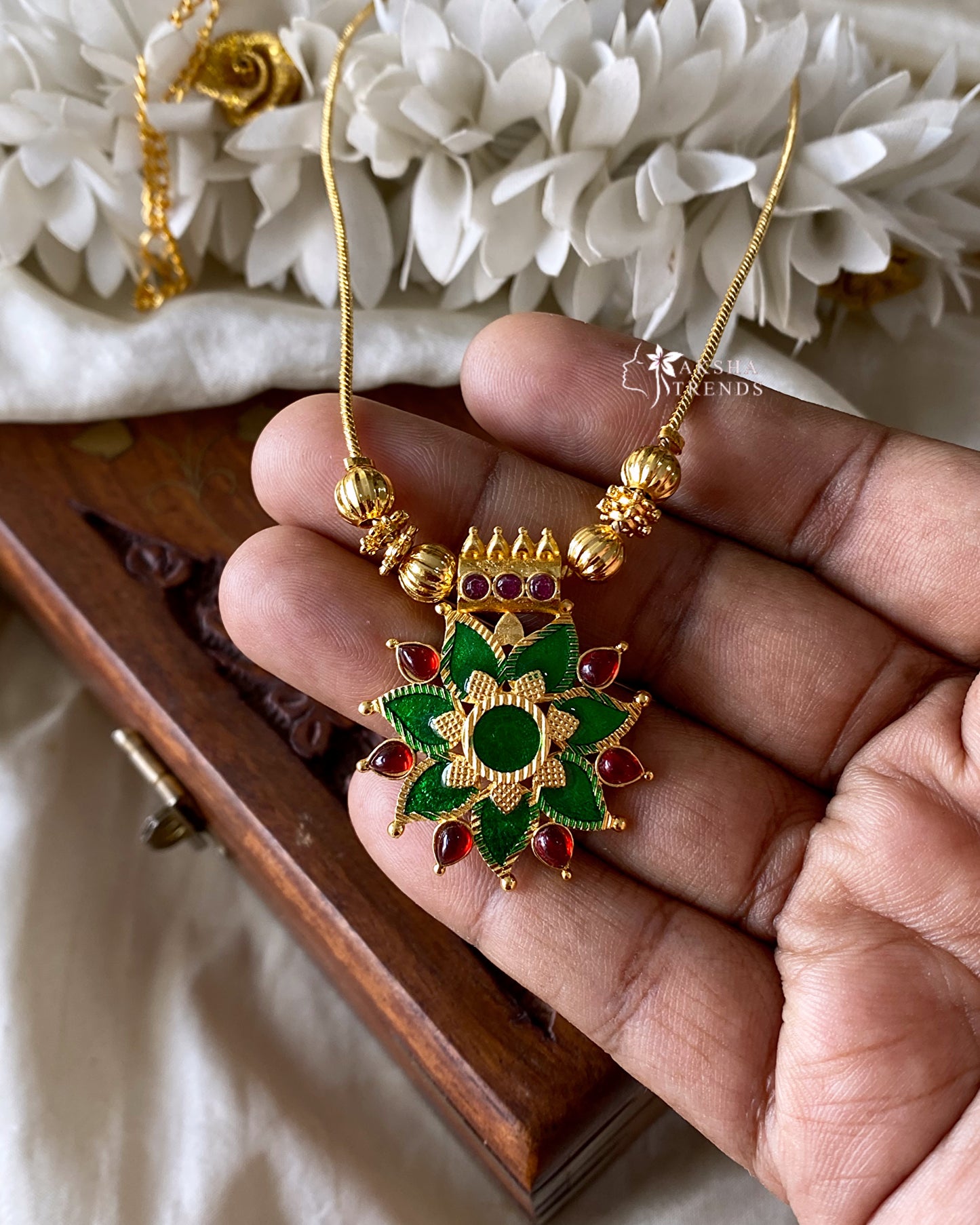 Kerala palaka chain -Floral Aksha Trends