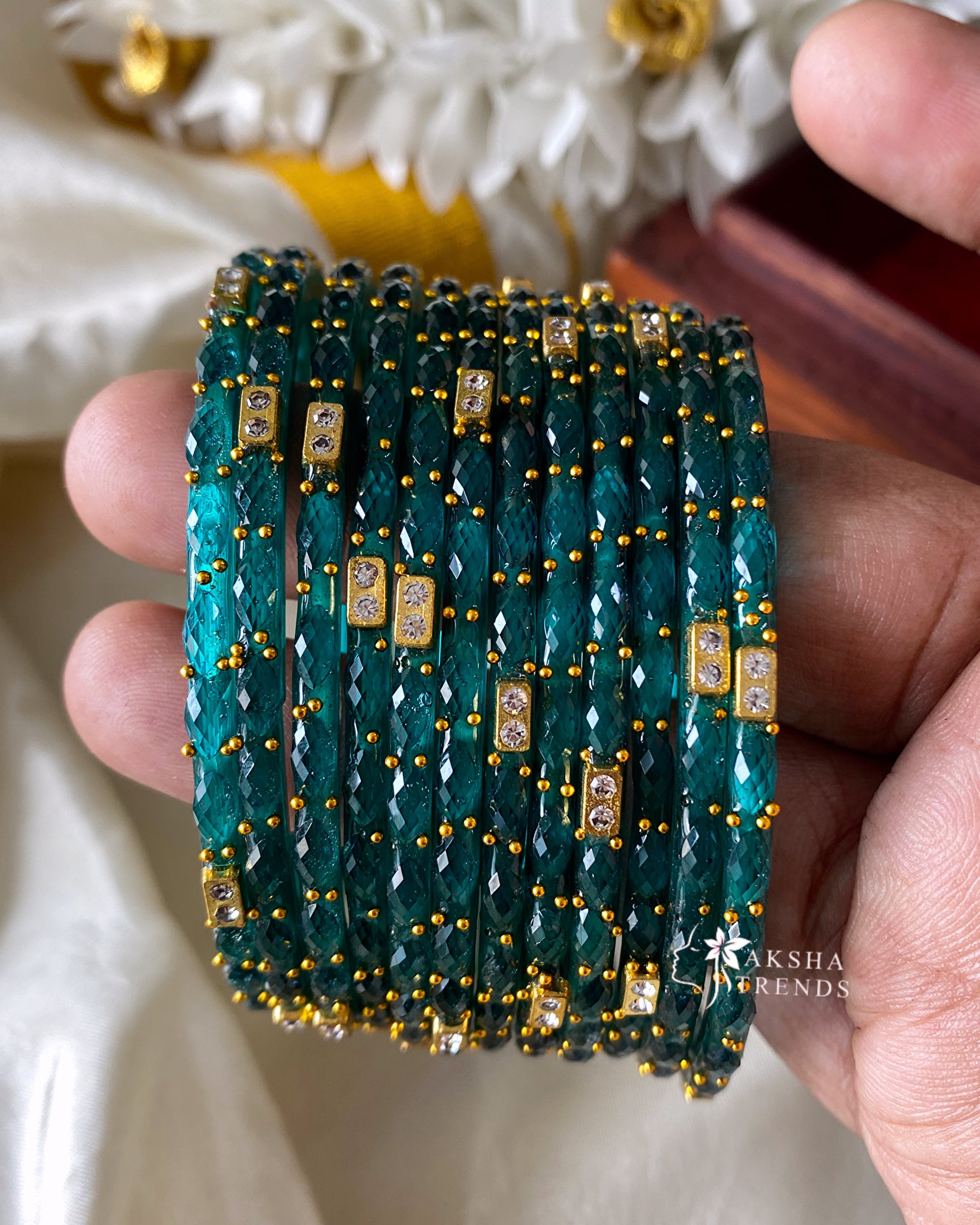 Raindrop Bangles (12pc) Aksha Trends