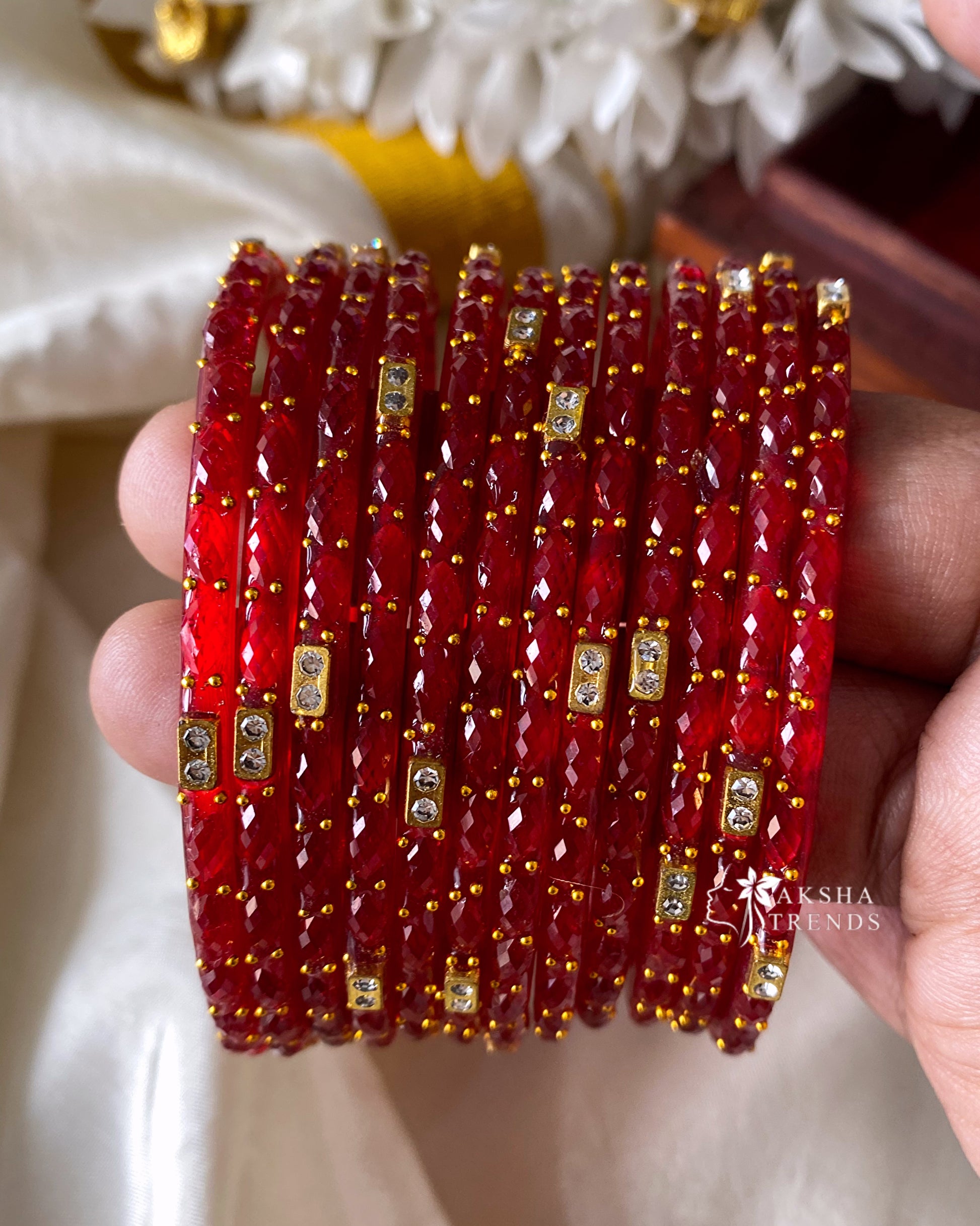 Raindrop Bangles (12pc) Aksha Trends