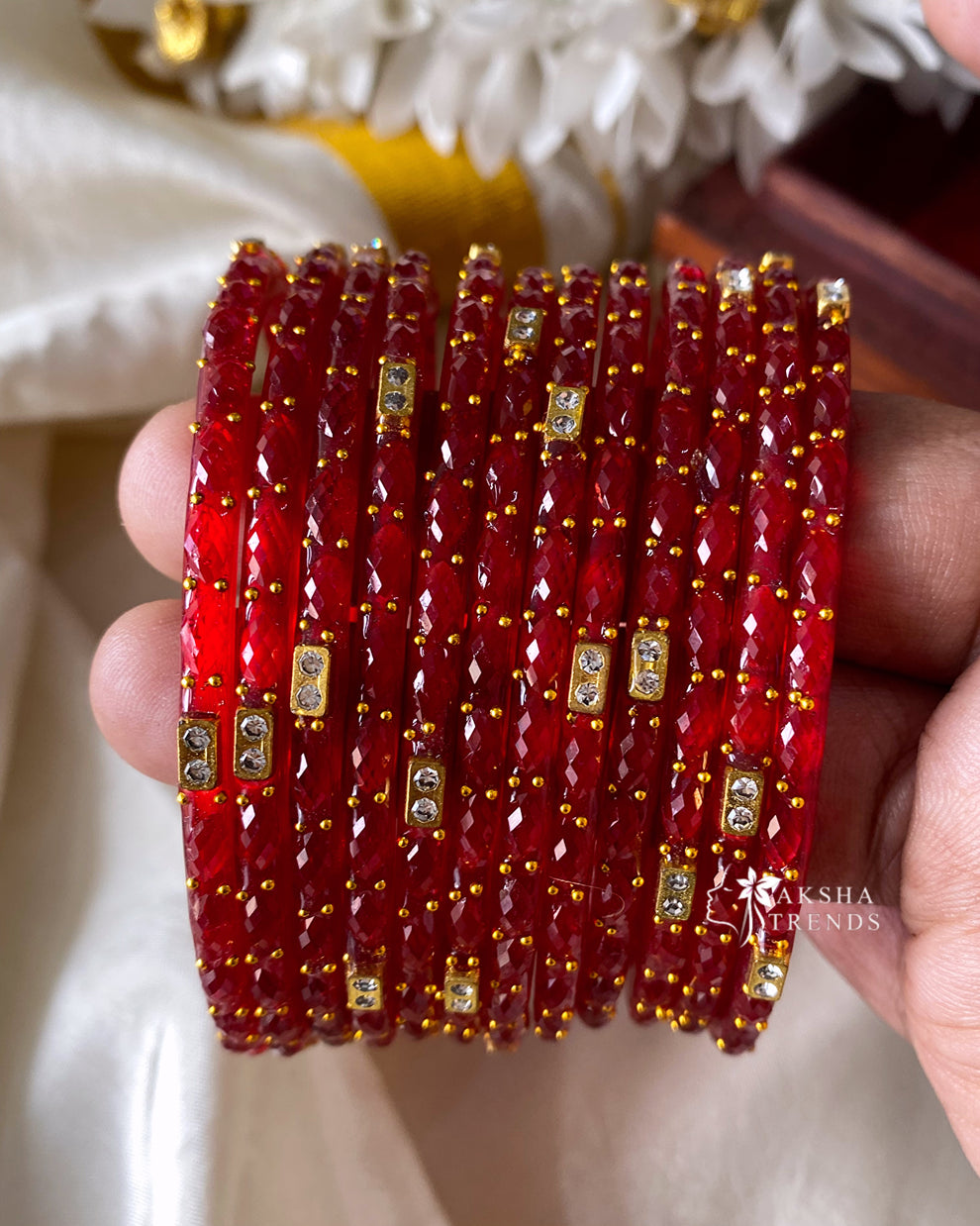 Raindrop Bangles (12pc) Aksha Trends 