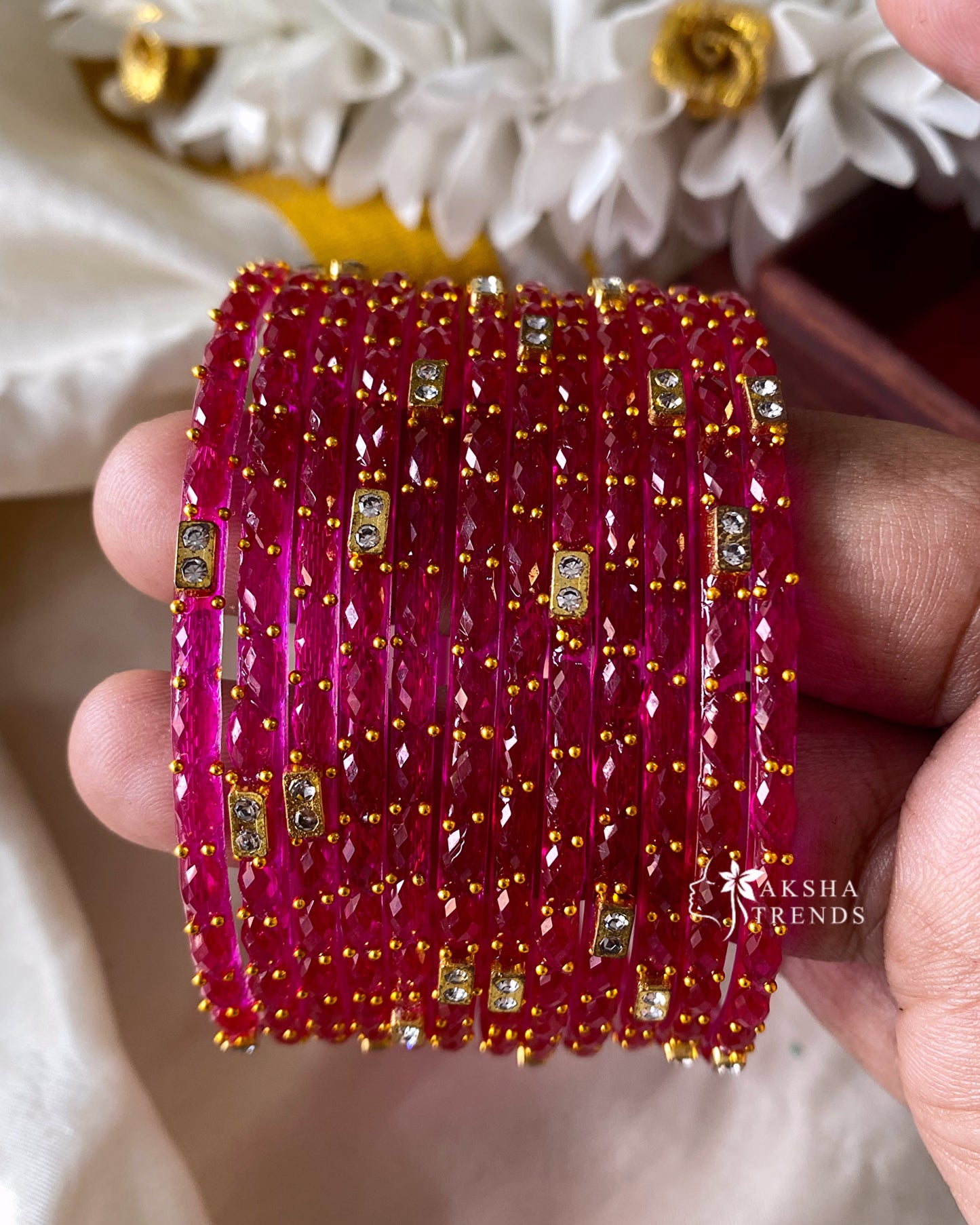 Raindrop Bangles (12pc) Aksha Trends