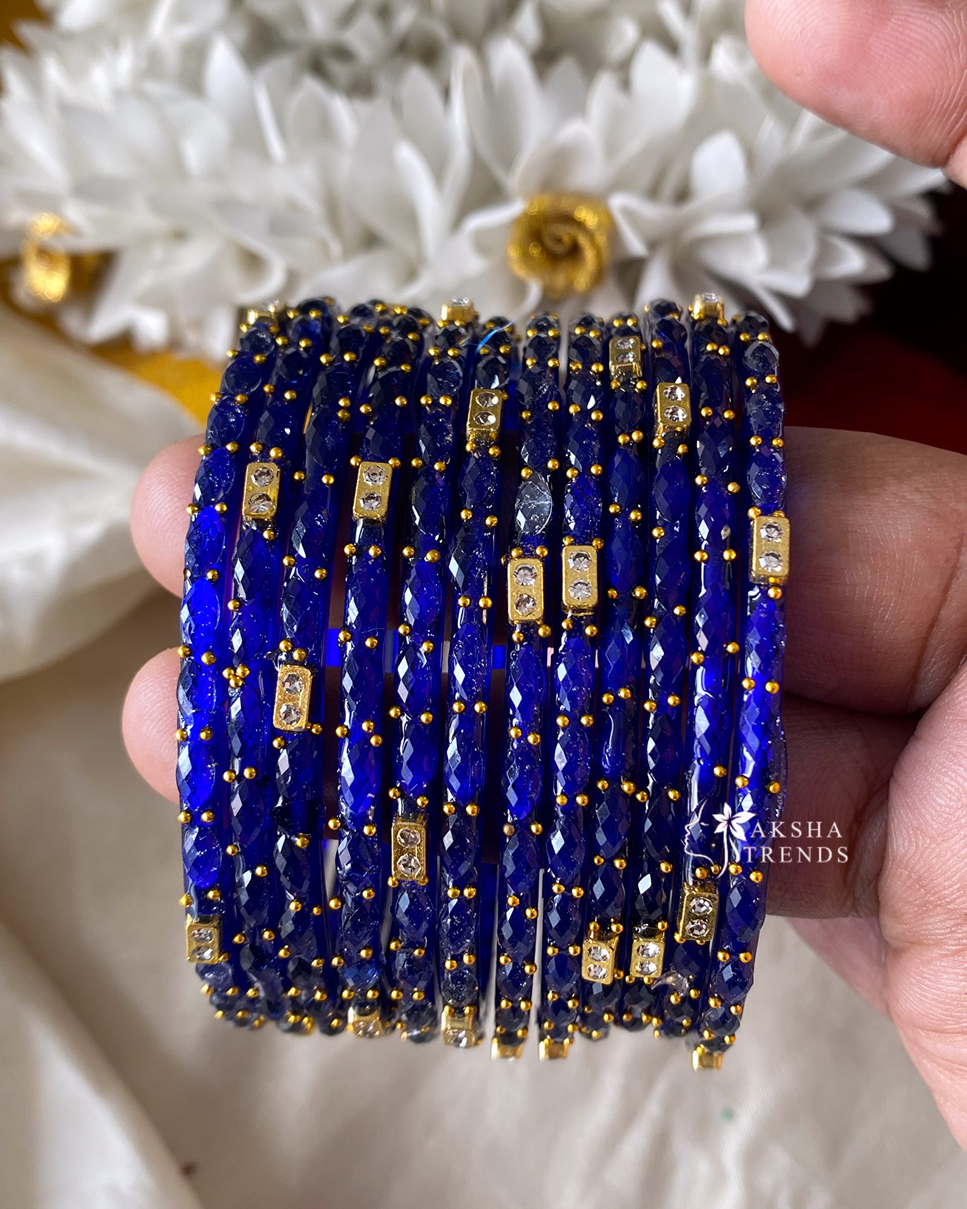 Raindrop Bangles (12pc) Aksha Trends