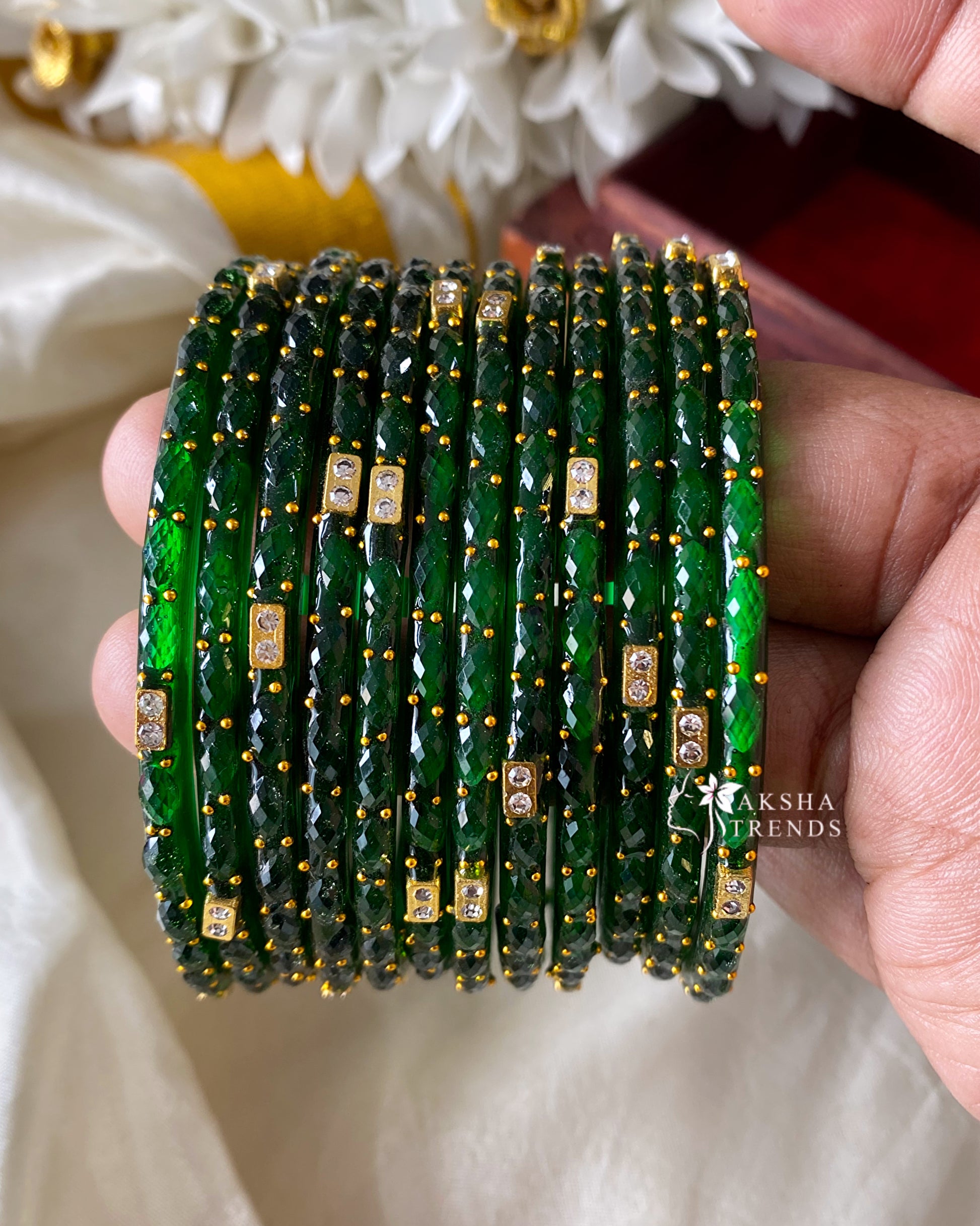 Raindrop Bangles (12pc) Aksha Trends