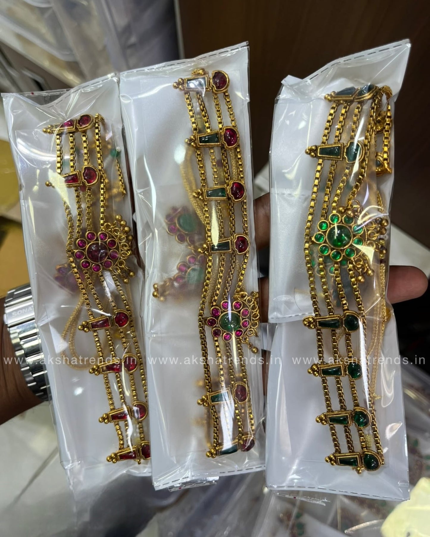 Kerala palakka choker Aksha Trends