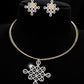 Kolam diamond necklace Aksha Trends