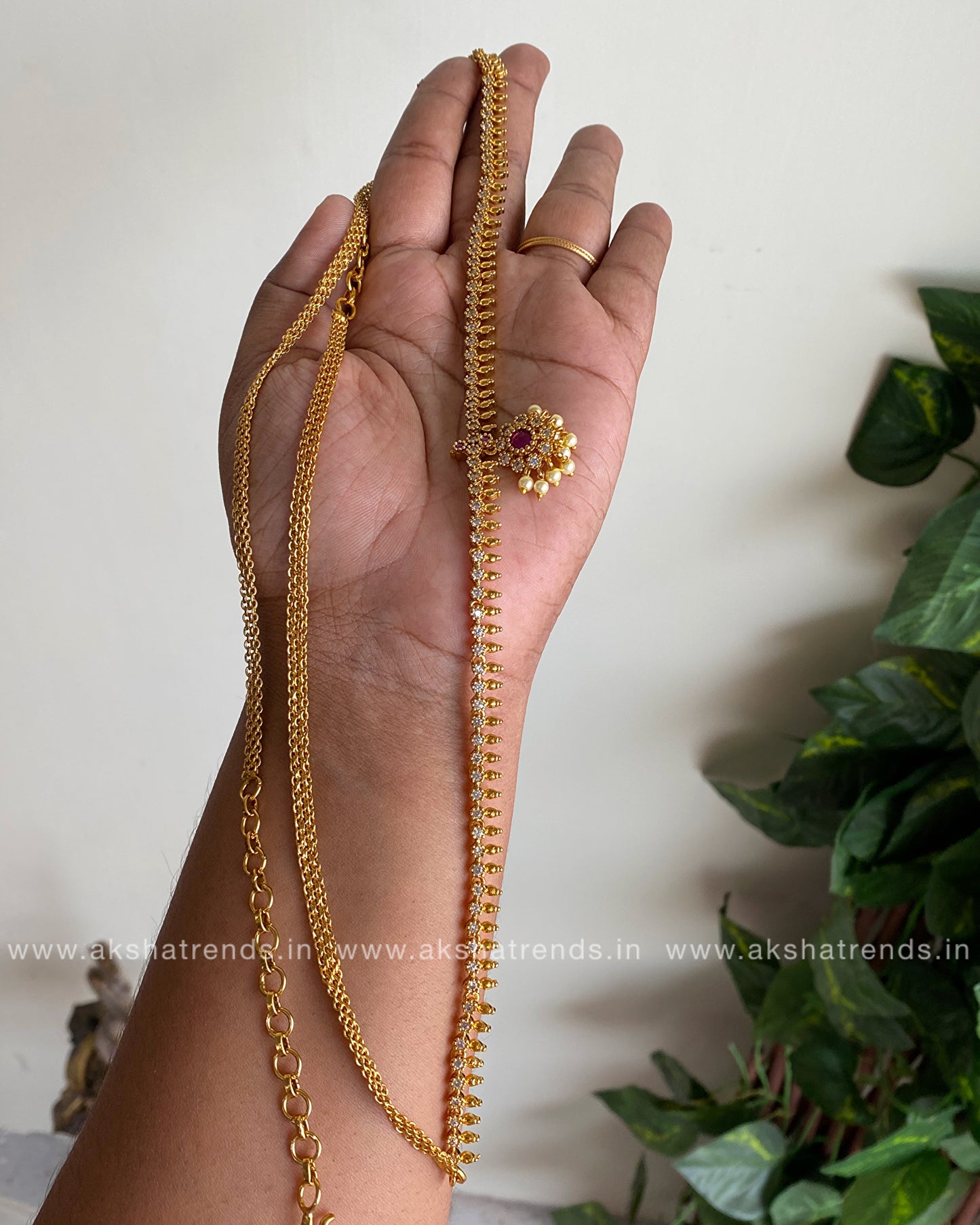 Premium Floral Hipchain Aksha Trends