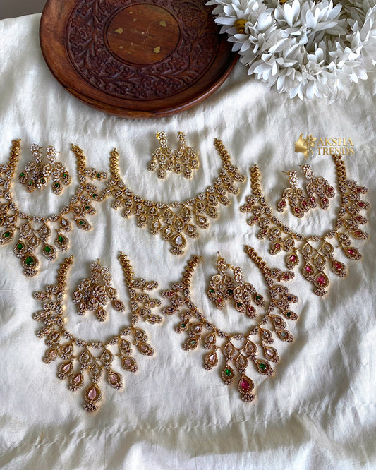Bridal diamond choker Aksha Trends