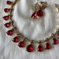 Ruby stone necklace Aksha Trends