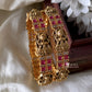 Lakshmi block stone Bangles -Ruby Aksha Trends