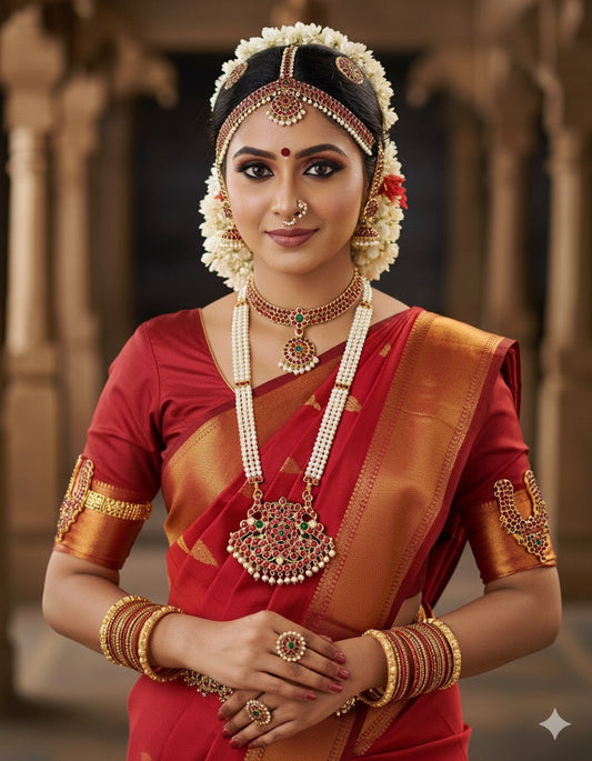 Bharatanatyam kemp set Aksha Trends