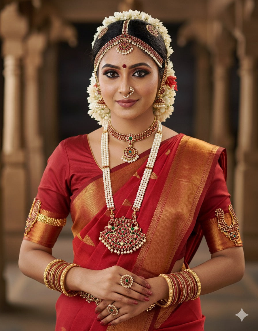 Bharatanatyam kemp set Aksha Trends 