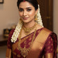 Heavy coral lakshmi bridal -Gold Aksha Trends