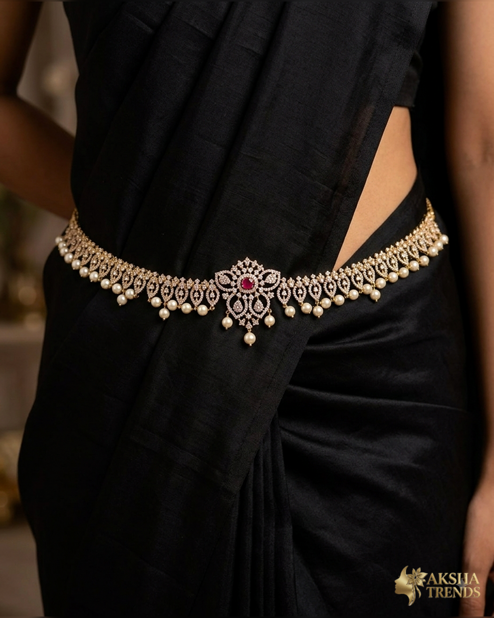 Victoria Diamond Bridal Hipchain Aksha Trends 