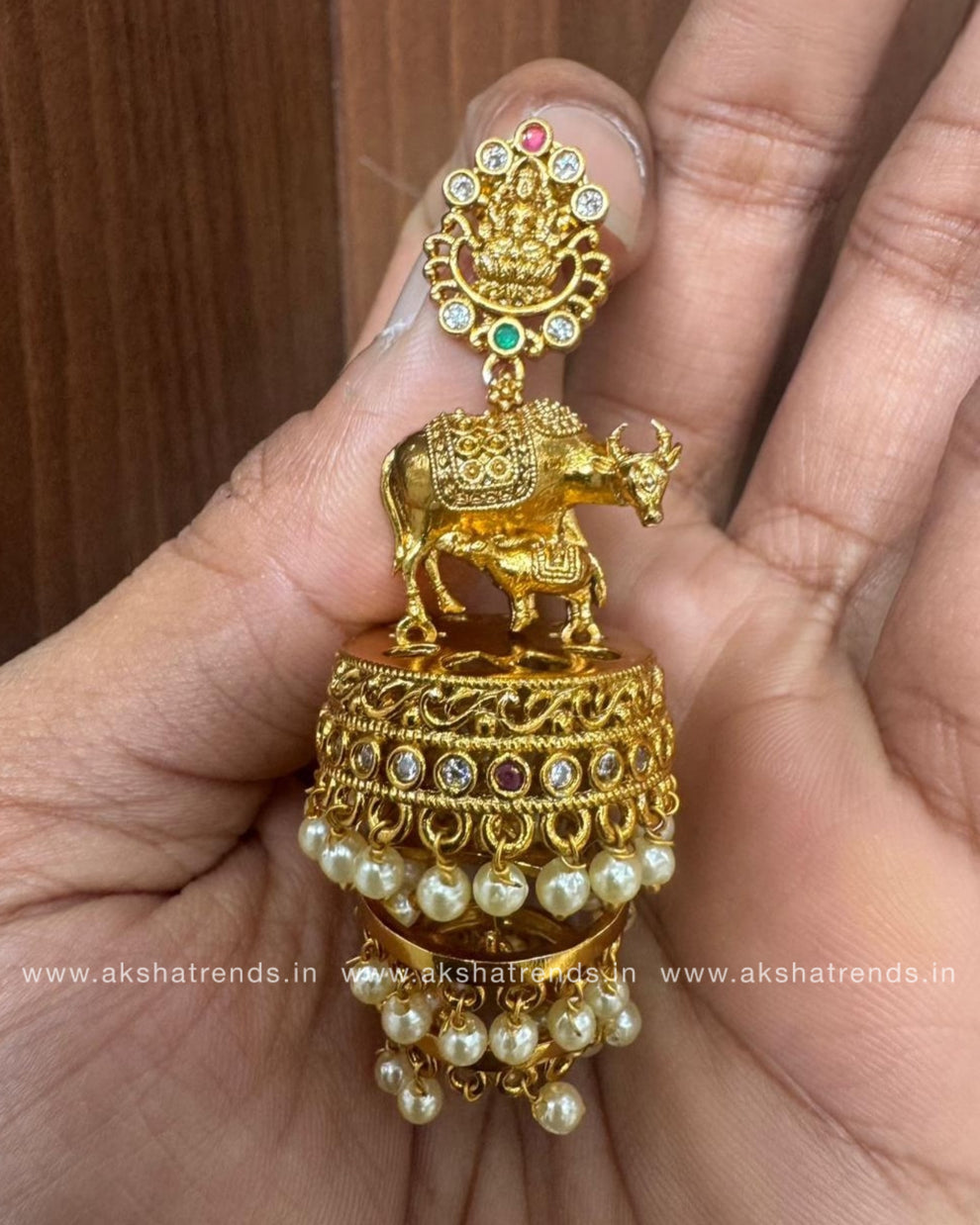 Premium Bridal step Jhumka Aksha Trends 