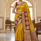 Georgette silk -Mustard Yellow Aksha Trends