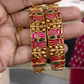 Antique lotus bangles (2pc) Aksha Trends