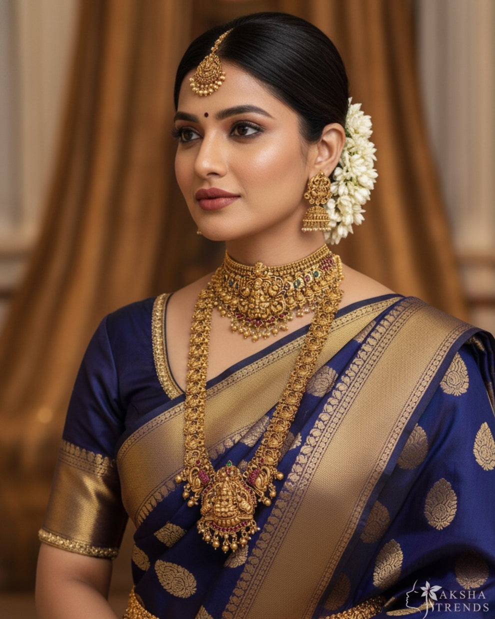 Heavy lakshmi semi bridal Aksha Trends 