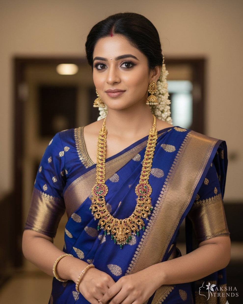 Lakshmi bridal haram Aksha Trends 