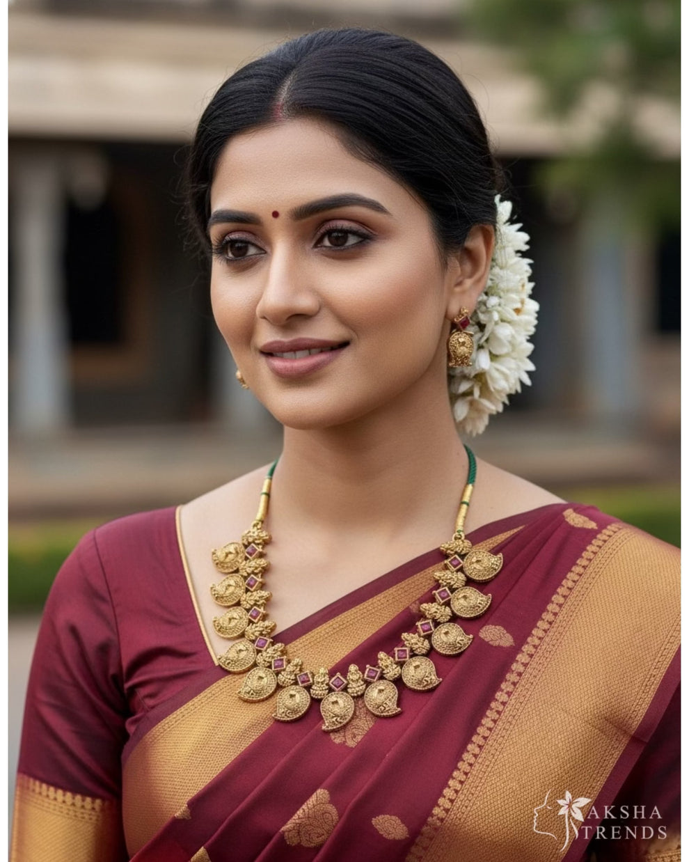 Antique lakshmi Manga Necklace Aksha Trends 