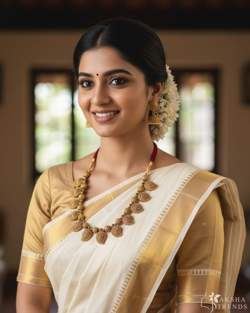 Antique Manga Necklace Aksha Trends 