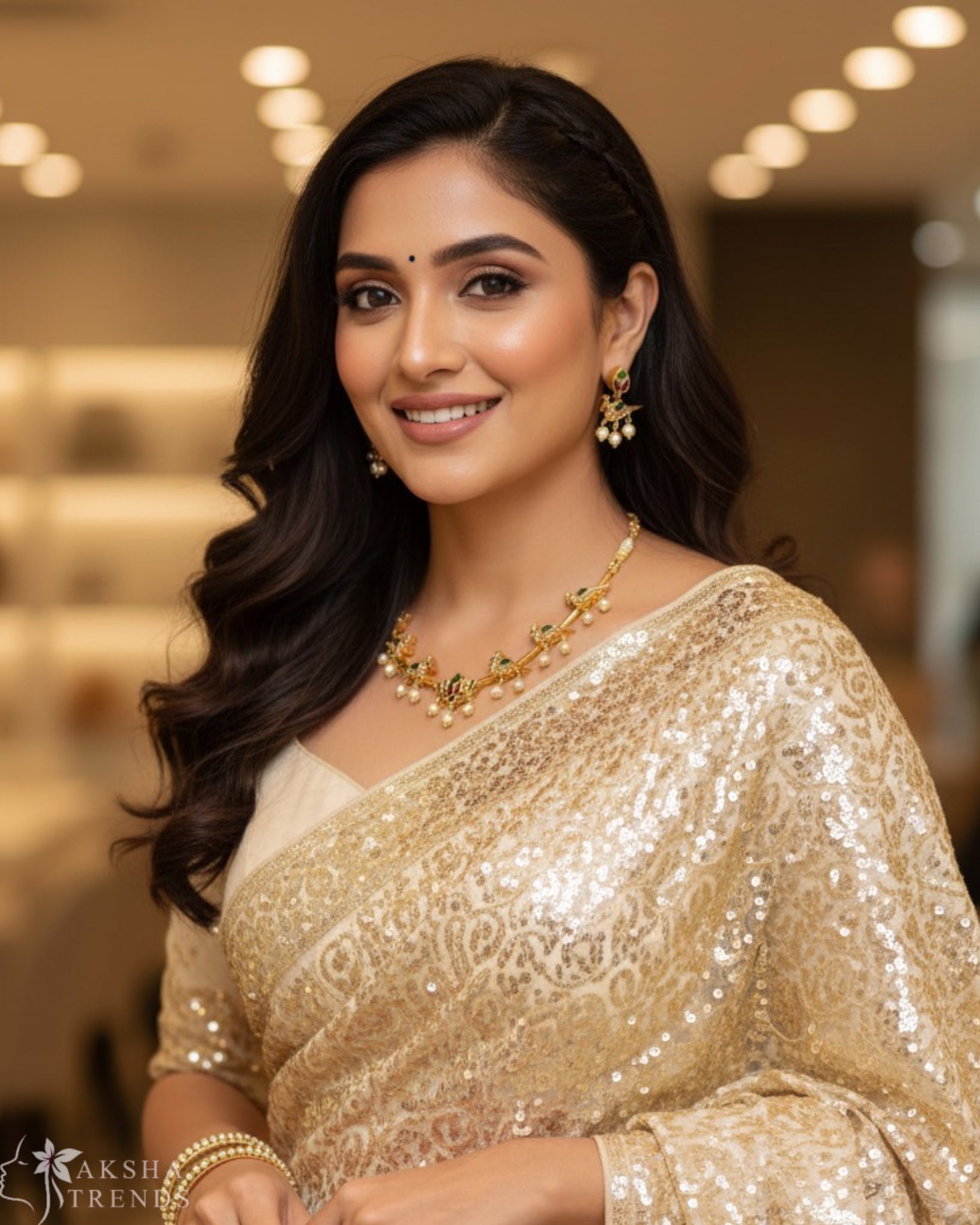 Parrot Hasli choker Aksha Trends