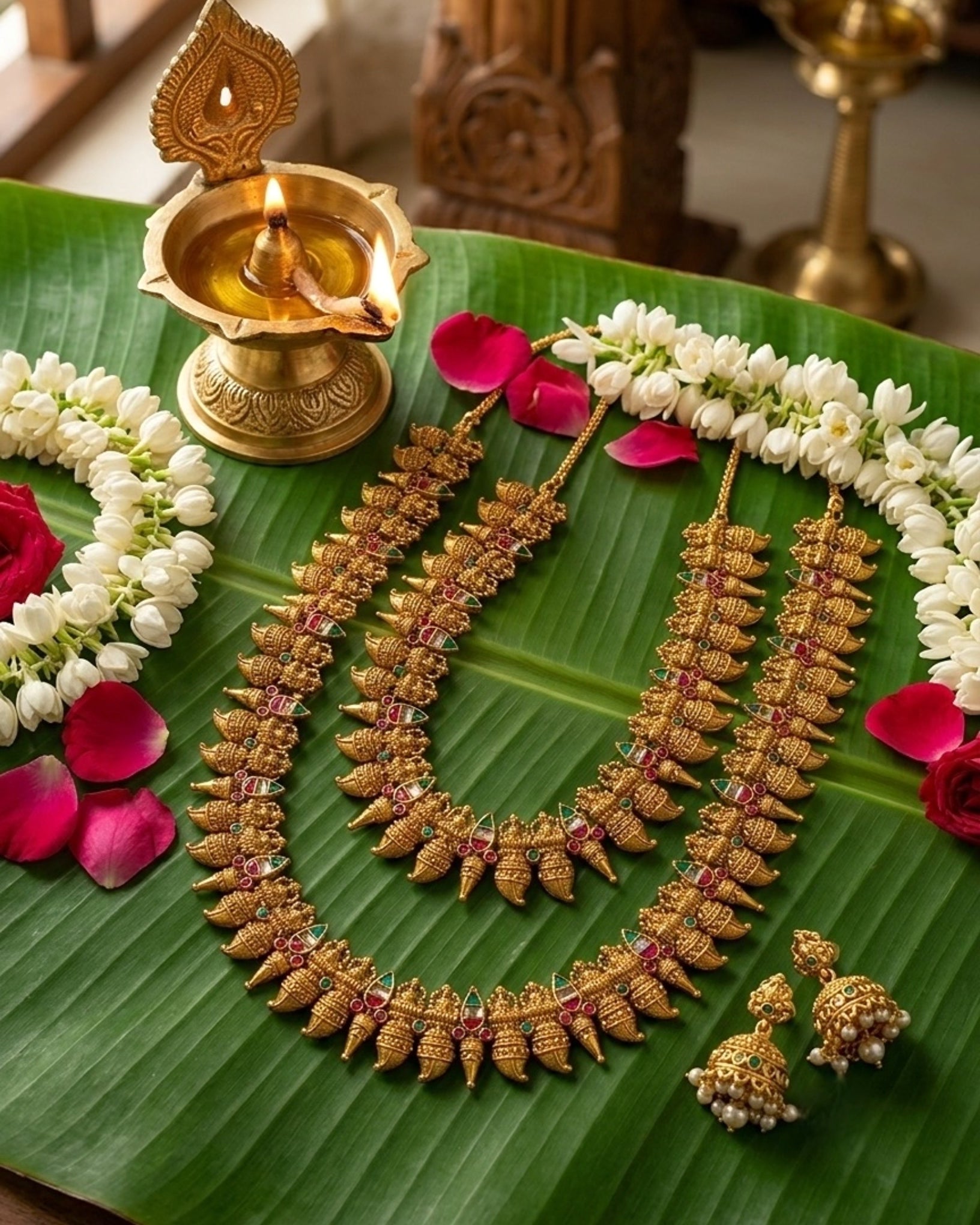 Mullu mottu Manga Bridals Aksha Trends