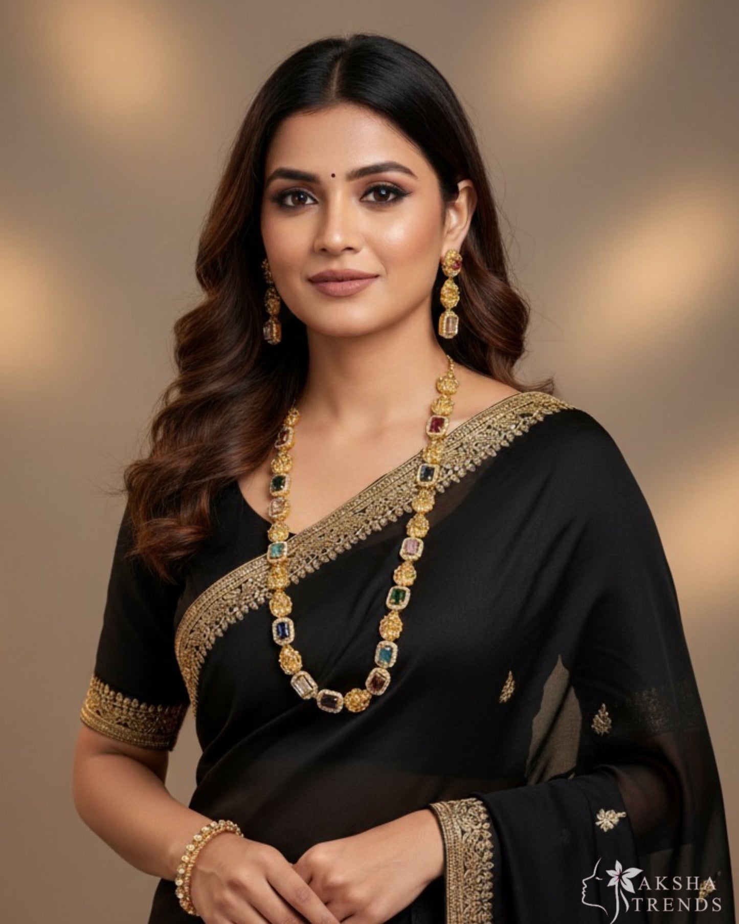 Navratna Lakshmi haram Aksha Trends