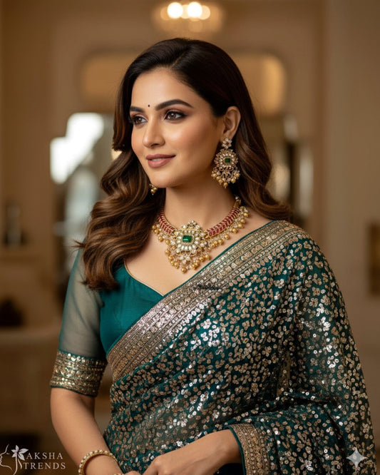 Bridal kemp choker -Gold Aksha Trends