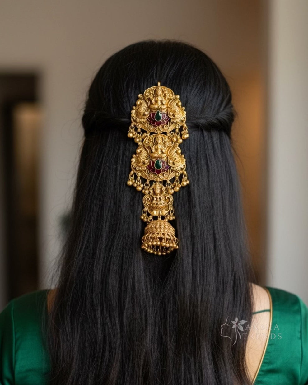 Lakshmi nagas Jadai billa gold -small Aksha Trends 