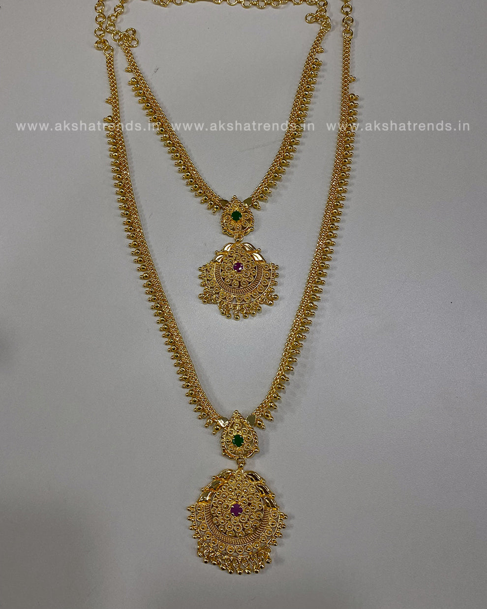 1gm gold covering bridal combo Aksha Trends 
