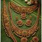 Antique Floral semi bridal Aksha Trends