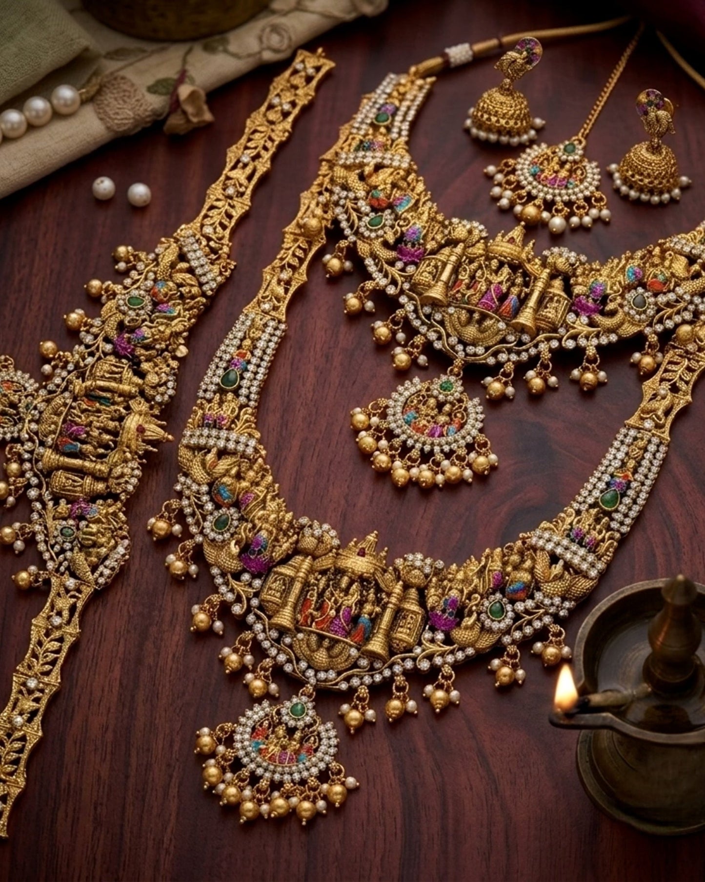 Srinivasa Kalyanam Bridal combo -Green Aksha Trends
