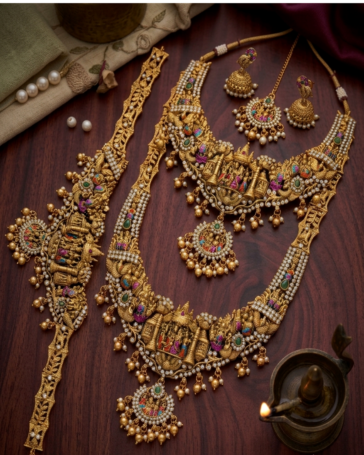 Srinivasa Kalyanam Bridal combo -Green Aksha Trends