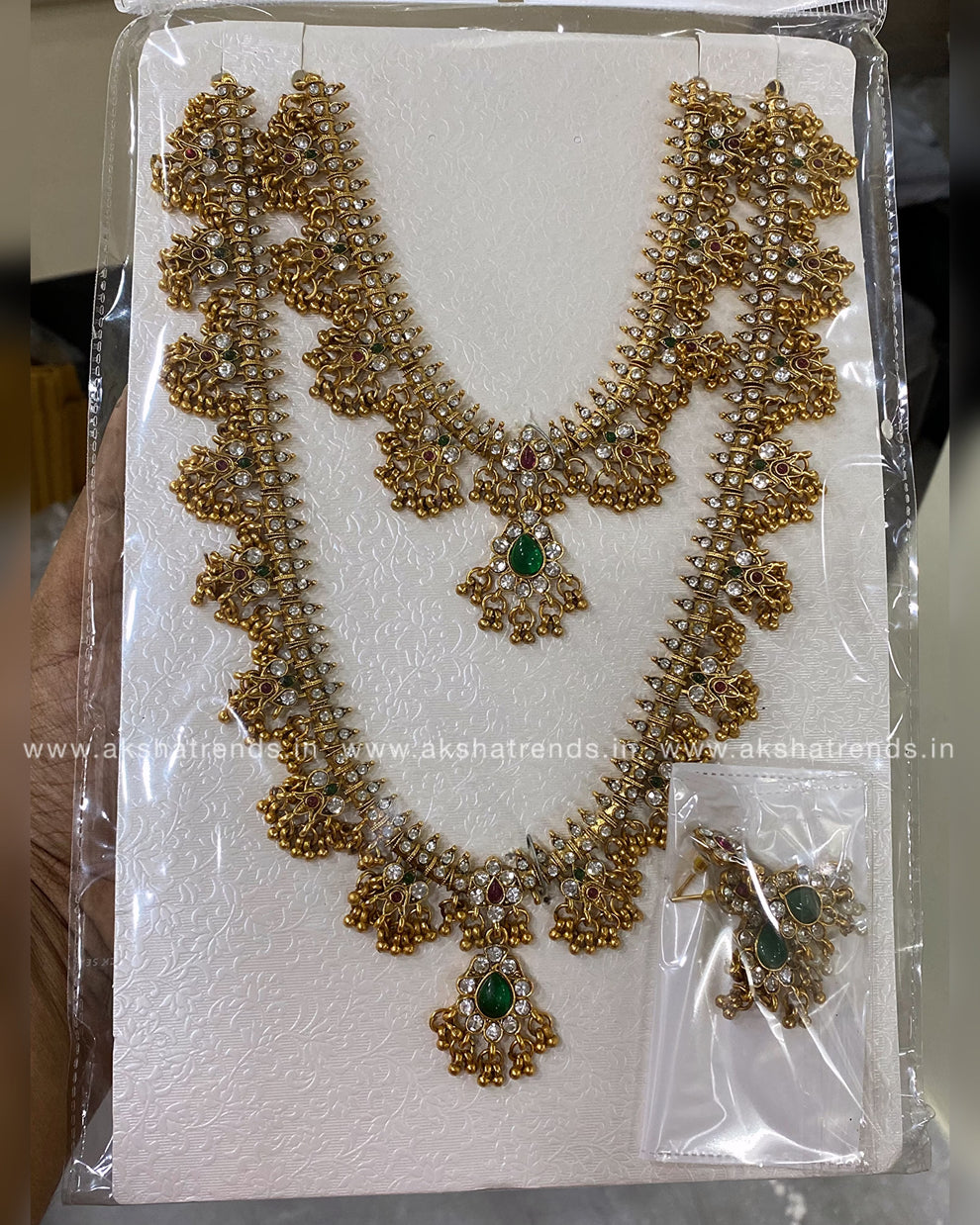 Guttapusalu bridal combo -Gold Aksha Trends 