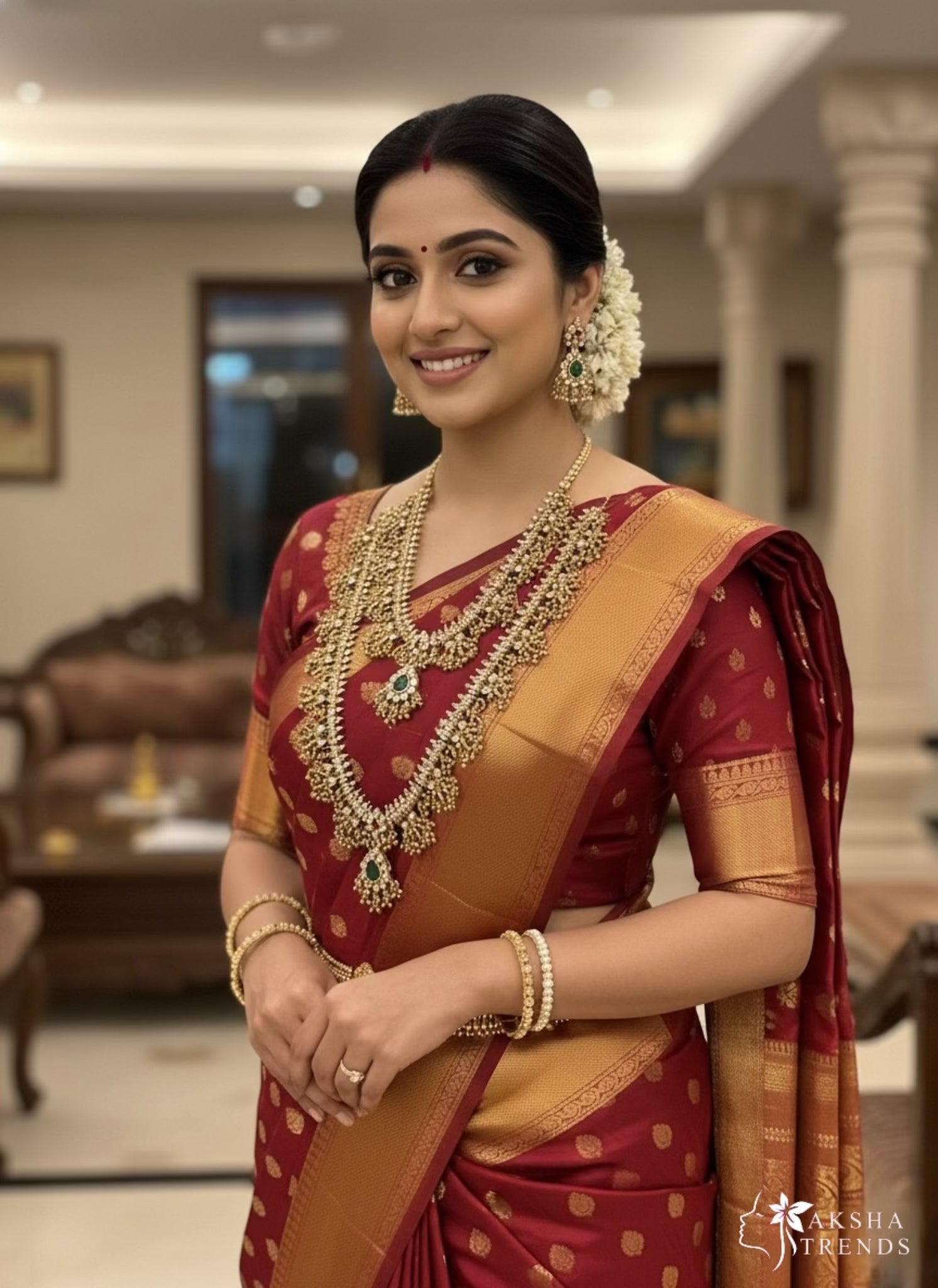 Guttapusalu bridal combo -Gold Aksha Trends