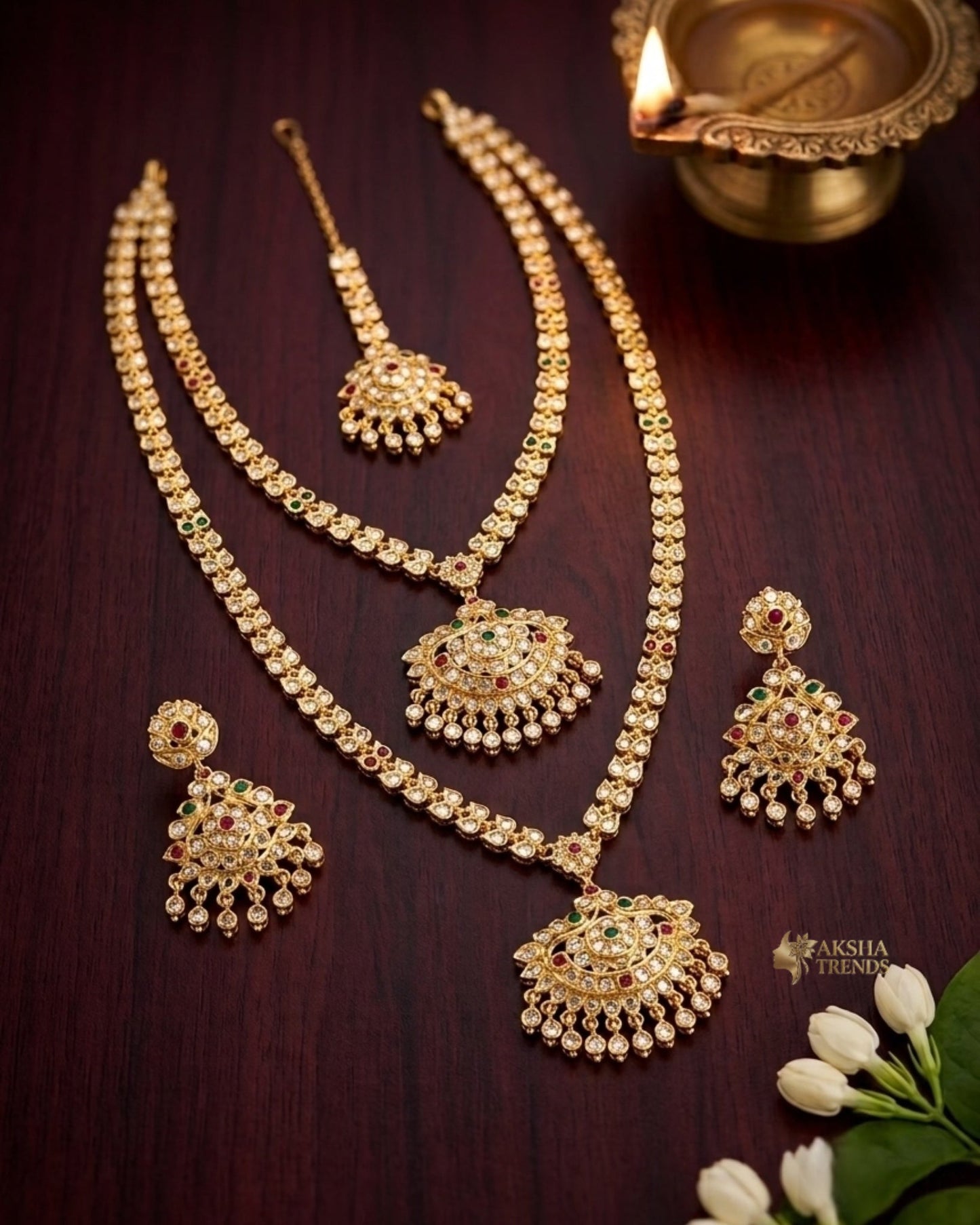 1gm gold covering bridal -Impon Aksha Trends